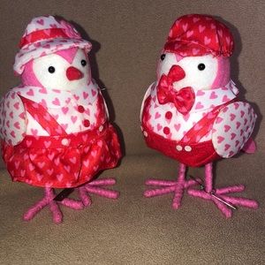 Target Valentine birds, 2019. Sweetpea and buttercup.
